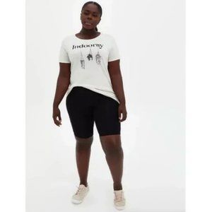 Torrid Black Bike Shorts 4X High Waist Stretch Biker Shorts Plus Size